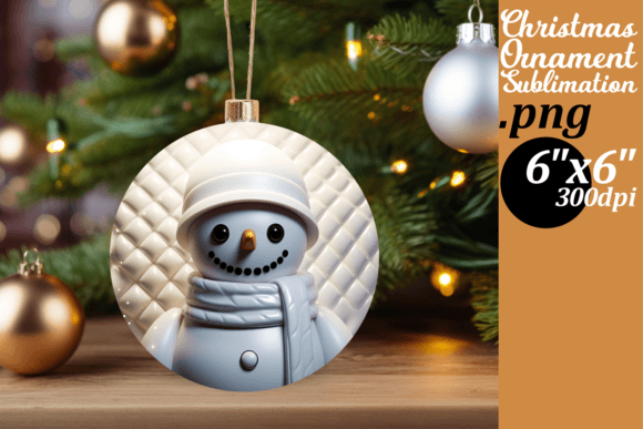3D Puff Christmas Ornaments for Sublimation Projects