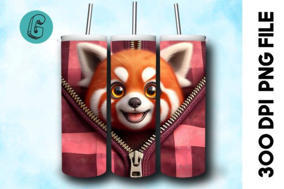 Charming Red Panda Valentine Digital Art for Your Projects