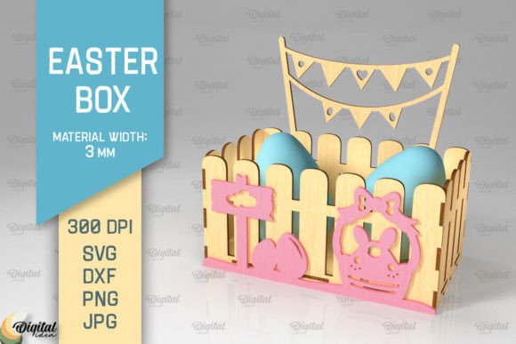 Create 3D Easter Boxes with Elegant SVG Designs