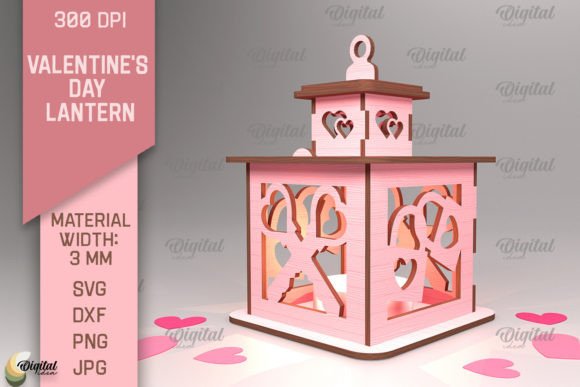 Create Stunning 3D Decor with a Valentine's Day Lantern SVG
