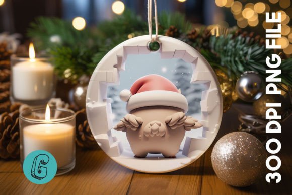 Discover the 3D Owl Break Through Ornament Back Design
