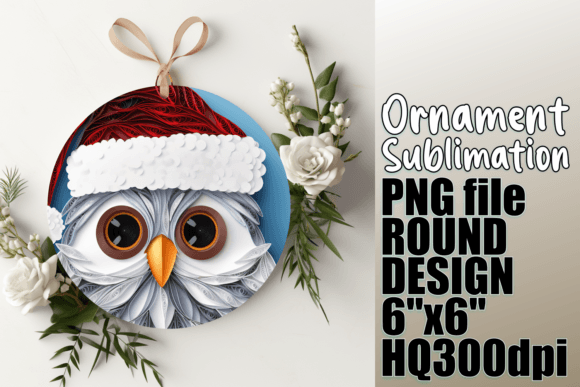 Holiday 3D Ornament Collection: Festive Sublimation Designs
