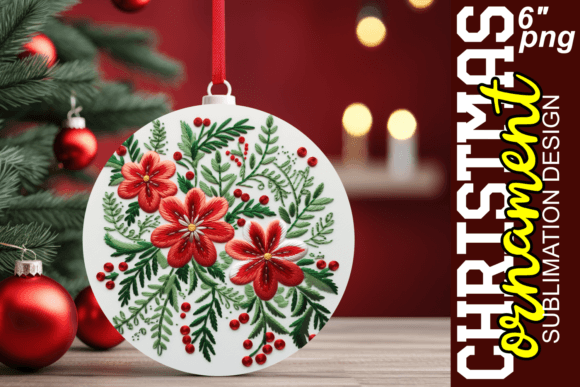 Seasonal 3D Circle Design: Elevate Your Sublimation Projects